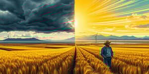 Agricultural commodities fluctuate with weather patterns
