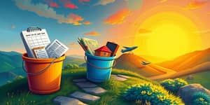 Use buckets for short, medium, and long-term goals
