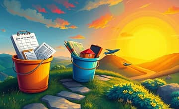 Use buckets for short, medium, and long-term goals