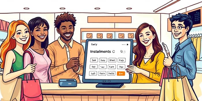 Use installment plans at the point of purchase