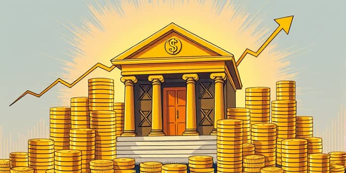 Financials strengthen with improved lending margins