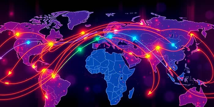 Track changes in global capital flows for lead indicators